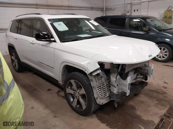 2022 Jeep Grand Cherokee L Limited with VIN 1C4RJKBG7N8526645, listed as a IAAI auction lot 41615158 with 36,576 mi miles. Bid and sale history available at carsss.com. Image 1.