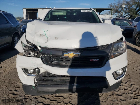2017 Chevrolet Colorado 2WD Z71 with VIN 1GCGSDEN1H1268789, listed as a Copart auction lot 82748594 with 100,962 mi miles and Salvage Title. Bid and sale history available at carsss.com. Image 5.