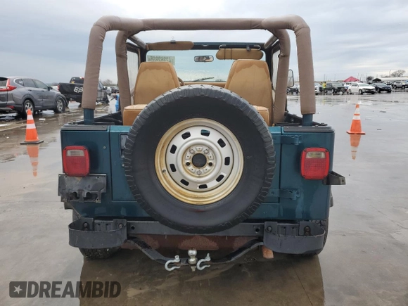 1995 Jeep Wrangler S with VIN 1J4FY19P0SP251226, listed as a Copart auction lot 42862865 with 113,771 mi miles and Clean Title. Bid and sale history available at carsss.com. Image 6.