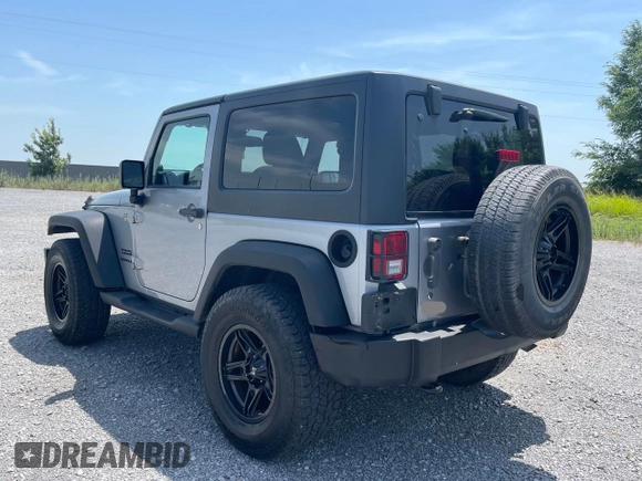 2014 Jeep Wrangler Sport with VIN 1C4AJWAG8EL147947, listed as a Copart auction lot 65750955 with 122,841 mi miles and Clean title. Bid and sale history available at DreamBid. Image 3.