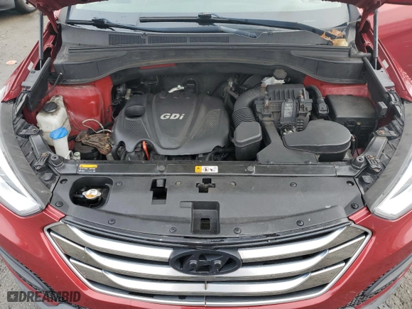 2016 Hyundai Santa Fe Sport with VIN 5XYZTDLB5GG360257, listed as a Copart auction lot 53348255 with 190,781 mi miles and Clean Title. Bid and sale history available at carsss.com. Image 12.
