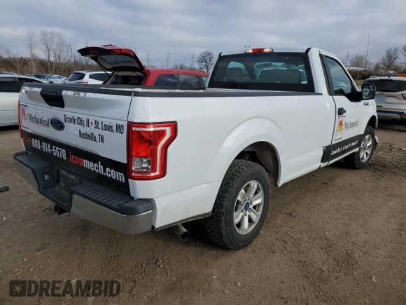 2016 Ford F-150 XL z VIN 1FTMF1C88GKF10862, wystawiony jako Copart lot #85302204 z przebiegiem 159 965 mil mil oraz Szkoda całkowita • Salvage title. Historia ofert i sprzedaży dostępna na DreamBid. Obrazek 3.