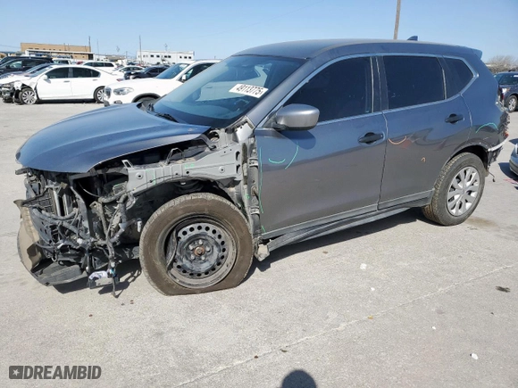 2018 Nissan Rogue S with VIN KNMAT2MV8JP598540, listed as a Copart auction lot 49113775 with 122,928 mi miles and Salvage Title. Bid and sale history available at carsss.com. Image 1.
