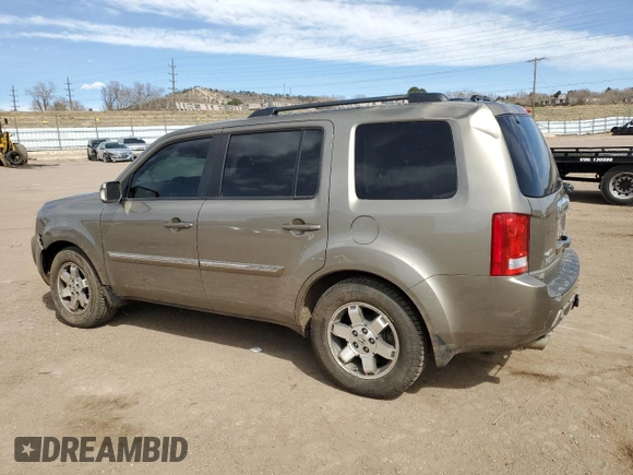 2011 Honda Pilot Touring with VIN 5FNYF4H92BB046932, listed as a Copart auction lot 49811465 with 176,295 mi miles and Salvage Title. Bid and sale history available at carsss.com. Image 2.