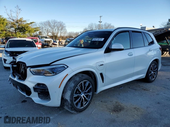 2022 BMW X5 xDrive45e with VIN 5UXTA6C05N9K04819, listed as a Copart auction lot 64915072 with 0 mi miles. Bid and sale history available at carsss.com. Image 2.