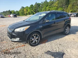 2013 Ford Escape Titanium with VIN 1FMCU0J92DUB76945, listed as a Copart auction lot 52450185 with 153,418 mi miles and Clean Title. Bid and sale history available at carsss.com. Image 1.