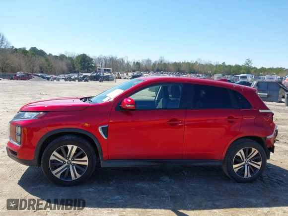 2020 Mitsubishi Outlander Sport SE 2.0 with VIN JA4AP4AU4LU008635, listed as a IAAI auction lot 41764770 with 73,924 mi miles. Bid and sale history available at carsss.com. Image 14.
