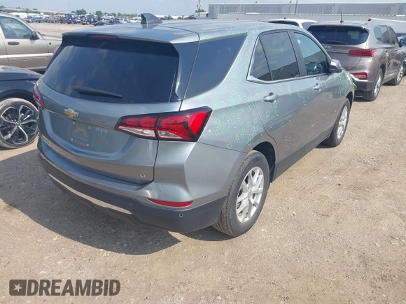 2024 Chevrolet Equinox LT with VIN 3GNAXKEG8RS142062, listed as a IAAI auction lot 42136077 with 32,819 mi miles and . Bid and sale history available at DreamBid. Image 4.