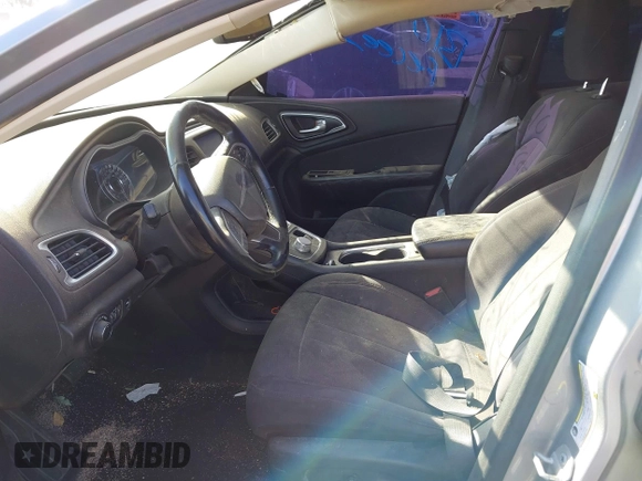 2015 Chrysler 200 Limited with VIN 1C3CCCAB7FN600424, listed as a IAAI auction lot 40665667 with 169,585 mi miles. Bid and sale history available at carsss.com. Image 5.