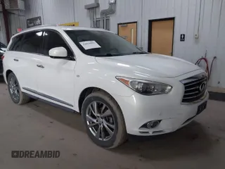 2014 Infiniti QX60 with VIN 5N1AL0MN7EC555322, listed as a IAAI auction lot 42070903 with 125,723 mi miles. Bid and sale history available at carsss.com. Image 1.