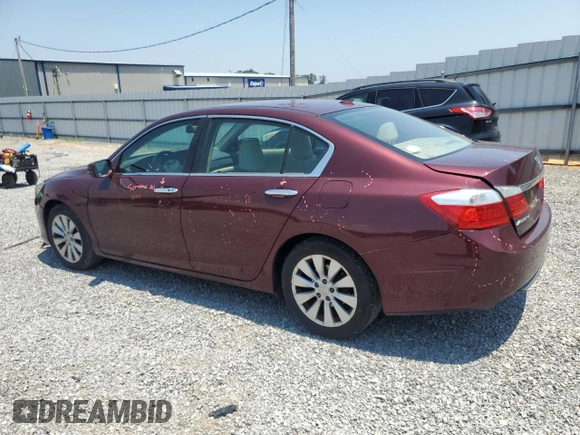 2015 Honda Accord EX-L with VIN 1HGCR2F84FA080340, listed as a Copart auction lot 62487745 with 97,581 mi miles and Salvage title. Bid and sale history available at DreamBid. Image 2.