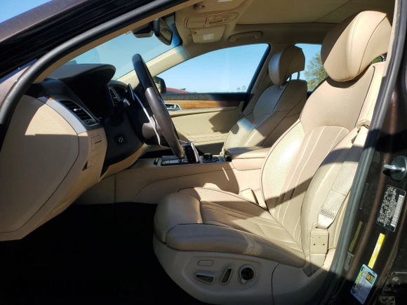 2019 Genesis G80 3.8L with VIN KMHGN4JE6KU288907, listed as a Copart auction lot 76422094 with 60,735 mi miles and Salvage Title. Bid and sale history available at carsss.com. Image 7.