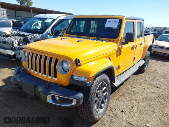 2021 Jeep Gladiator Overland z VIN 1C6HJTFG3ML552660, wystawiony jako IAAI lot #41636232 z przebiegiem 37 769 mil mil oraz . Historia ofert i sprzedaży dostępna na DreamBid. Obrazek 18.