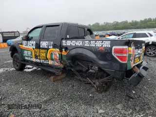 2011 Ford F-150 XL with VIN 1FTFW1EF2BFA54198, listed as a Copart auction lot 61157805 with 121,657 mi miles and Salvage title. Bid and sale history available at DreamBid. Image 2.
