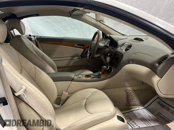 2007 Mercedes-Benz SL 550 with VIN WDBSK71FX7F129349, listed as a Copart auction lot 60161885 with 108,178 mi miles and Clean title. Bid and sale history available at DreamBid. Image 6.