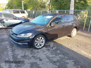 2019 Volkswagen Golf SportWagen S with VIN 3VWY57AU6KM507092, listed as a IAAI auction lot 41923298 with 65,900 mi miles. Bid and sale history available at carsss.com. Image 2.