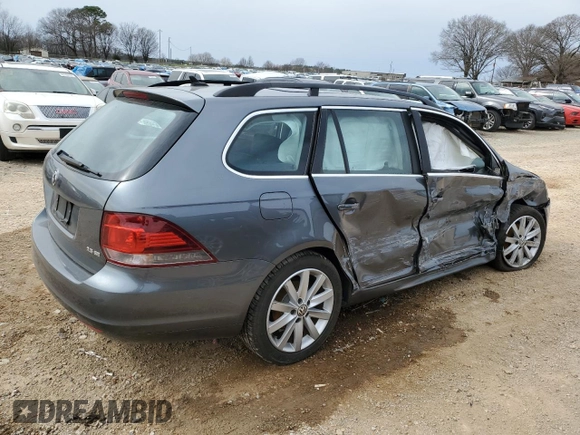 2013 Volkswagen Jetta SportWagen S with VIN 3VWPP7AJXDM696232, listed as a Copart auction lot 48262495 with 129,801 mi miles and Salvage Title. Bid and sale history available at carsss.com. Image 3.