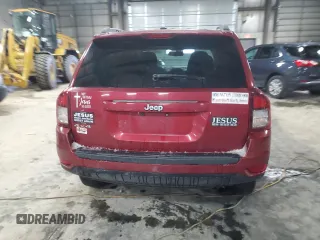 2017 Jeep Compass 75th Anniversary Edition with VIN 1C4NJDBB1HD154231, listed as a Copart auction lot 47603475 with 95,202 mi miles and Salvage Title. Bid and sale history available at carsss.com. Image 6.