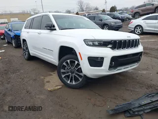 2022 Jeep Grand Cherokee Overland с VIN 1C4RJJDG8N8589566, выставлен на аукционе IAAI как лот 41557173 с пробегом 54 837 миль миль и . История ставок и продаж доступна на DreamBid. Изображение 1.