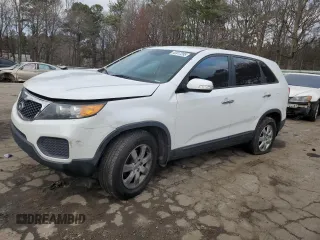 2013 Kia Sorento LX with VIN 5XYKT3A14DG344181, listed as a Copart auction lot 43417295 with 135,832 mi miles and Salvage title. Bid and sale history available at DreamBid. Image 1.