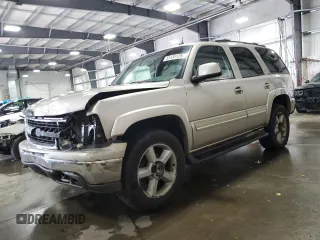 2005 Chevrolet Tahoe Z71 z VIN 1GNEK13T15R111601, wystawiony jako Copart lot #55135125 z przebiegiem 292 334 mil mil oraz Szkoda całkowita • Salvage title. Historia ofert i sprzedaży dostępna na DreamBid. Obrazek 1.
