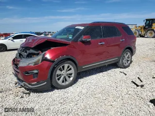 2018 Ford Explorer Limited with VIN 1FM5K7FH9JGC93360, listed as a Copart auction lot 49200755 with 106,324 mi miles and Salvage Title. Bid and sale history available at carsss.com. Image 1.