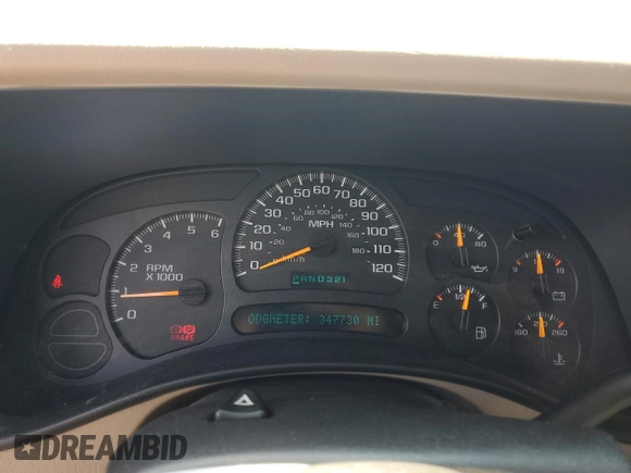 2003 Chevrolet Suburban Z71 with VIN 3GNFK16Z93G213326, listed as a Copart auction lot 59836214 with 347,730 mi miles and Salvage Title. Bid and sale history available at carsss.com. Image 9.