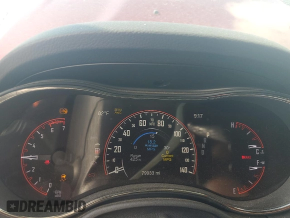 2018 Dodge Durango R/T с VIN 1C4SDJCT2JC232270, выставлен на аукционе Copart как лот 59038865 с пробегом 79 933 миль миль и Списание • Salvage title. История ставок и продаж доступна на DreamBid. Изображение 9.