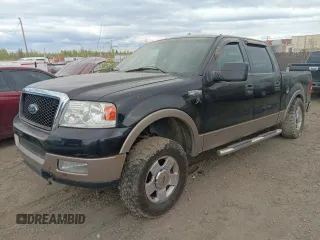 2004 Ford F-150 XLT z VIN 1FTPW14584KB60405, wystawiony jako Copart lot #57533225 z przebiegiem 203 820 mil mil oraz Szkoda całkowita • Salvage title. Historia ofert i sprzedaży dostępna na DreamBid. Obrazek 1.