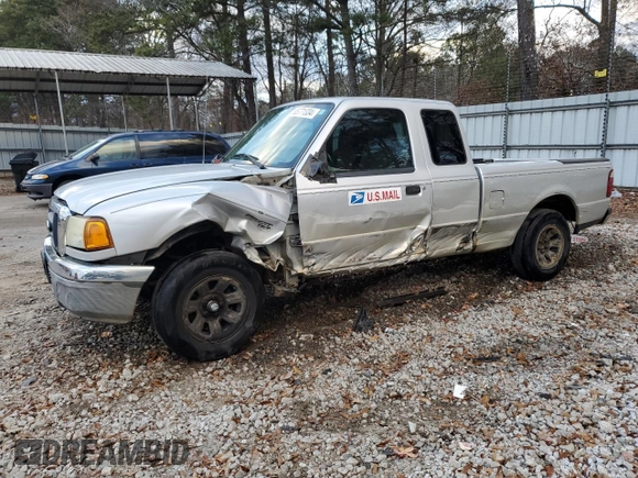 2005 Ford Ranger XL with VIN 1FTYR14U45PA07429, listed as a Copart auction lot 85771334 with 282,706 mi miles and Salvage Title. Bid and sale history available at carsss.com. Image 1.