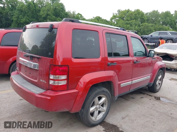 2008 Jeep Liberty Limited with VIN 1J8GN58K88W156680, listed as a IAAI auction lot 42496261 with 130,820 mi miles and . Bid and sale history available at DreamBid. Image 4.