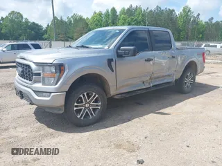 2023 Ford F-150 XL with VIN 1FTFW1E55PKE96110, listed as a IAAI auction lot 42127827 with 35,741 mi miles and . Bid and sale history available at DreamBid. Image 17.
