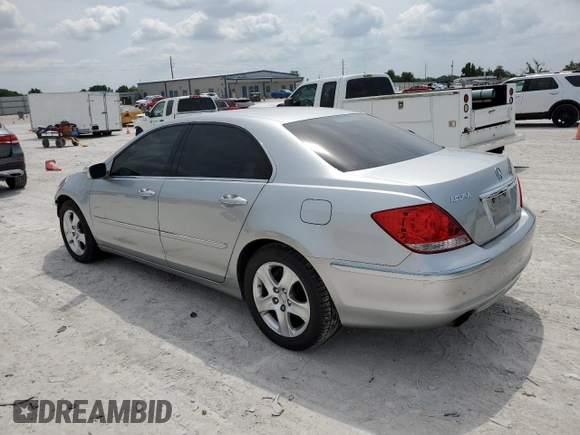 2007 Acura RL Technology with VIN JH4KB16697C004575, listed as a Copart auction lot 50403805 with 138,040 mi miles and Non repairable. Bid and sale history available at DreamBid. Image 2.