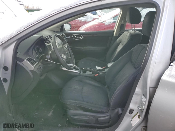 2016 Nissan Sentra SV with VIN 3N1AB7APXGL638047, listed as a Copart auction lot 48248955 with NaN miles and Salvage Title. Bid and sale history available at carsss.com. Image 7.