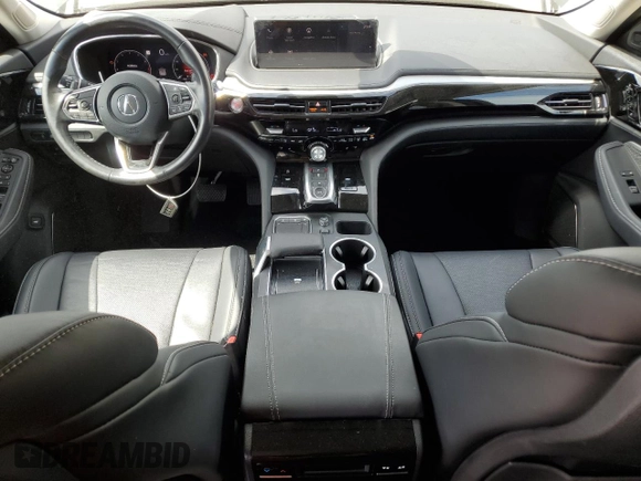 2024 Acura MDX Technology with VIN 5J8YD9H49RL002877, listed as a Copart auction lot 53108385 with 9,171 mi miles and Salvage title. Bid and sale history available at DreamBid. Image 8.