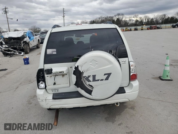 2005 Suzuki XL7 LX with VIN JS3TX92V454106667, listed as a Copart auction lot 85787064 with 247,951 mi miles and Salvage title. Bid and sale history available at DreamBid. Image 6.