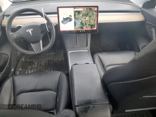 2021 Tesla Model 3 Long Range with VIN 5YJ3E1EB6MF924559, listed as a Copart auction lot 48053195 with 67,179 mi miles and Salvage Title. Bid and sale history available at carsss.com. Image 8.