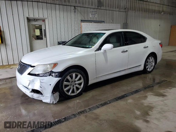 2009 Lexus LS 460 with VIN JTHCL46F695002017, listed as a Copart auction lot 50316845 with 155,715 mi miles and Salvage Title. Bid and sale history available at DreamBid. Image 1.