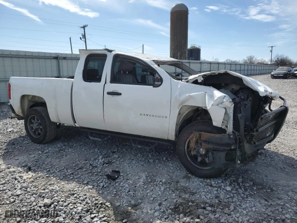 2009 Chevrolet Silverado 1500 Work Truck with VIN 1GCEK19069Z196320, listed as a Copart auction lot 46477195 with 0 mi miles and Salvage Title. Bid and sale history available at carsss.com. Image 4.