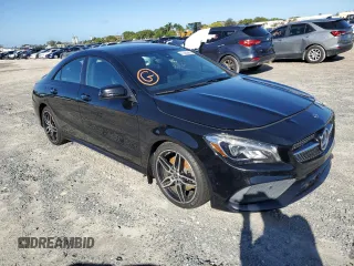 2018 Mercedes-Benz CLA 250 with VIN WDDSJ4EB3JN669929, listed as a Copart auction lot 77443863 with 70,950 mi miles and . Bid and sale history available at DreamBid. Image 4.