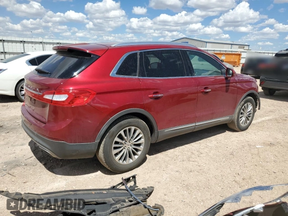 2017 Lincoln MKX Select with VIN 2LMPJ6KR4HBL30292, listed as a Copart auction lot 69314744 with 83,036 mi miles and Salvage Title. Bid and sale history available at carsss.com. Image 3.