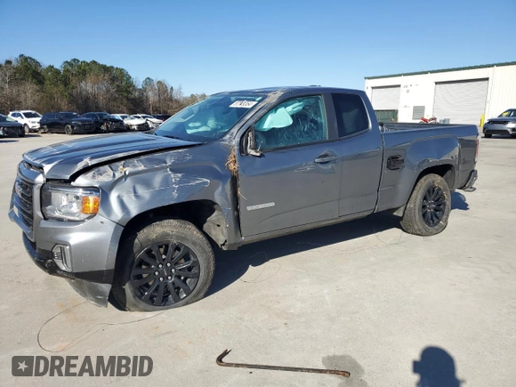 2022 GMC Canyon 2WD Elevation with VIN 1GTH5CEN8N1249223, listed as a Copart auction lot 87249264 with 50,692 mi miles and Salvage Title. Bid and sale history available at carsss.com. Image 1.