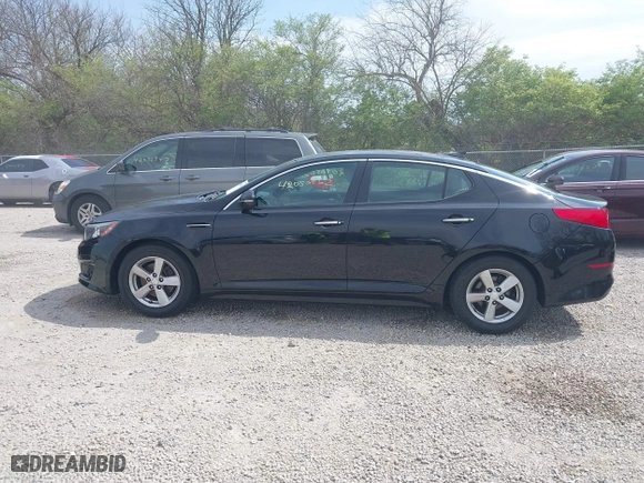 2014 Kia Optima LX with VIN 5XXGM4A72EG343520, listed as a IAAI auction lot 42050562 with 126,270 mi miles. Bid and sale history available at carsss.com. Image 14.