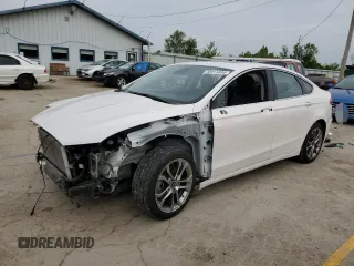 2020 Ford Fusion Titanium with VIN 3FA6P0RU5LR252865, listed as a Copart auction lot 58411835 with 97,182 mi miles and Salvage title. Bid and sale history available at DreamBid. Image 1.