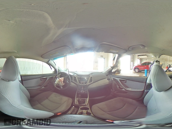 2014 Hyundai Elantra SE z VIN KMHDH4AE5EU164707, wystawiony jako Copart lot #57222345 z przebiegiem Nie podano mil oraz Szkoda całkowita • Salvage title. Historia ofert i sprzedaży dostępna na DreamBid. Obrazek 14.