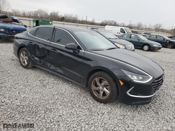 2022 Hyundai Sonata SE with VIN 5NPEG4JA1NH145039, listed as a Copart auction lot 44907635 with 34,240 mi miles and Salvage Title. Bid and sale history available at carsss.com. Image 4.