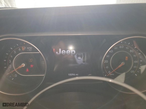 2023 Jeep Gladiator Willys with VIN 1C6HJTAG9PL555140, listed as a Copart auction lot 73541094 with 10,094 mi miles and Clean Title. Bid and sale history available at carsss.com. Image 9.