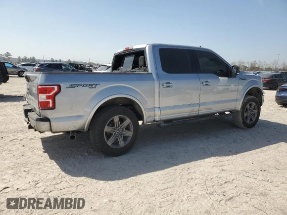 2020 Ford F-150 XL with VIN 1FTEW1E56LKE93027, listed as a Copart auction lot 48920305 with 161,133 mi miles and Salvage Title. Bid and sale history available at carsss.com. Image 3.