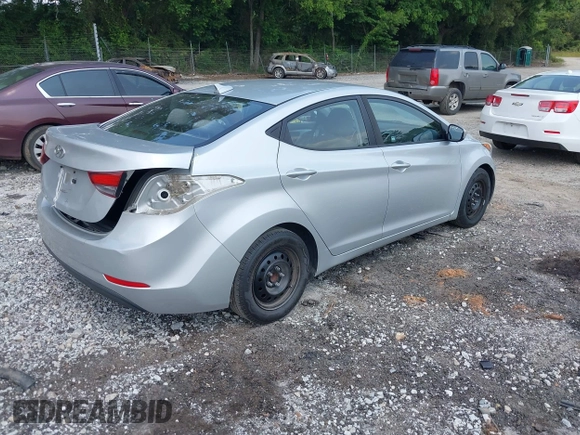 2016 Hyundai Elantra SE with VIN 5NPDH4AE0GH748790, listed as a IAAI auction lot 42417855 with 126,751 mi miles and . Bid and sale history available at DreamBid. Image 4.