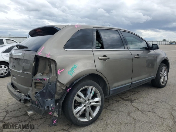 2013 Ford Edge Limited with VIN 2FMDK3KC5DBB17948, listed as a Copart auction lot 51182285 with 139,101 mi miles and Salvage Title. Bid and sale history available at carsss.com. Image 3.
